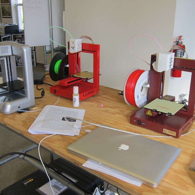 Workshop with 3D printers